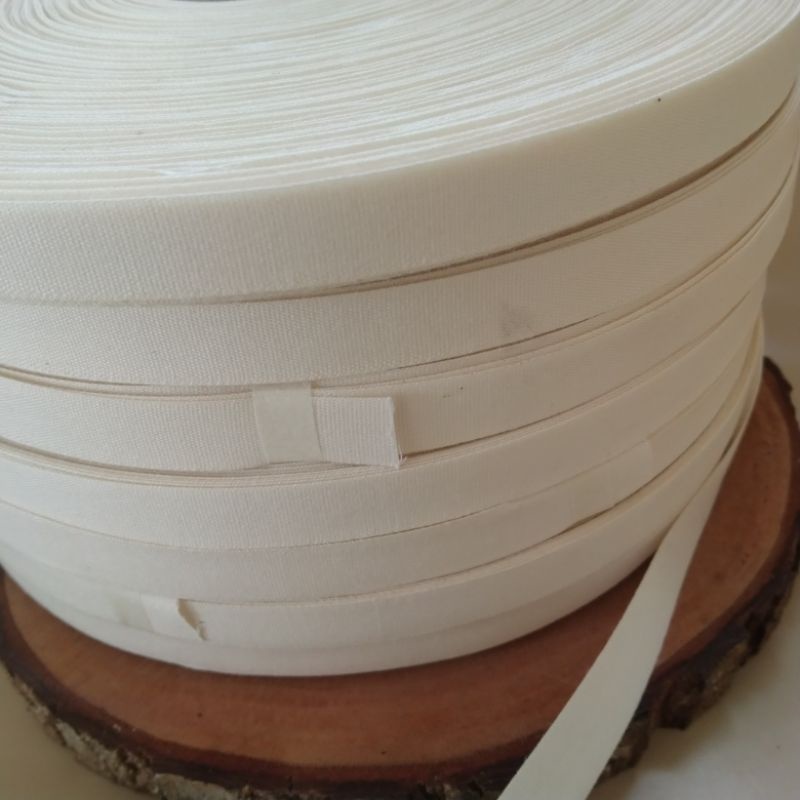 Pita label katun polos halus piterban lebar 1,2 cm 2 cm 2,5 cm 3,2 cm sekitar 100m PT