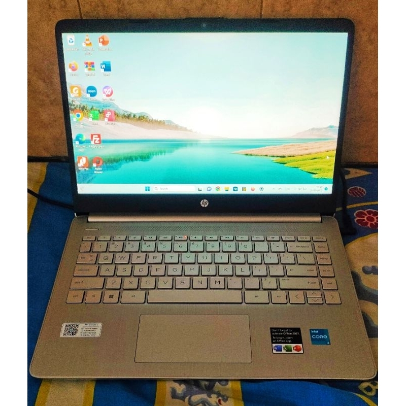 Laptop Second HP 14s Core i3 Gen 11 Garansi aktif s/d Mei 2024