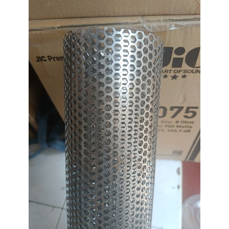 Ram / Grill / Penutup Speaker / Plat Lubang Hexa Segi Enam 50x100