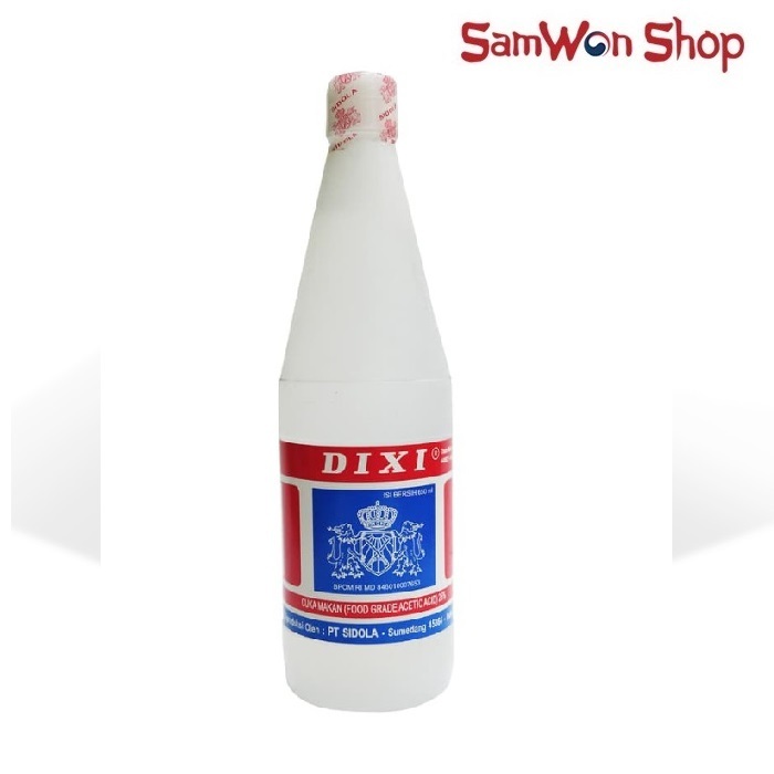 

DIXI CUKA MASAK PUTIH 650 ML - VINEGAR KEMASAN BESAR