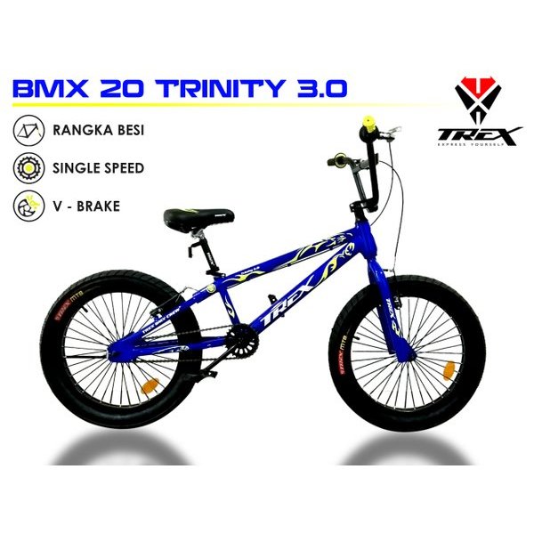 Sepeda Anak BMX 20 Trex Trinity Ban Jumbo 3.0