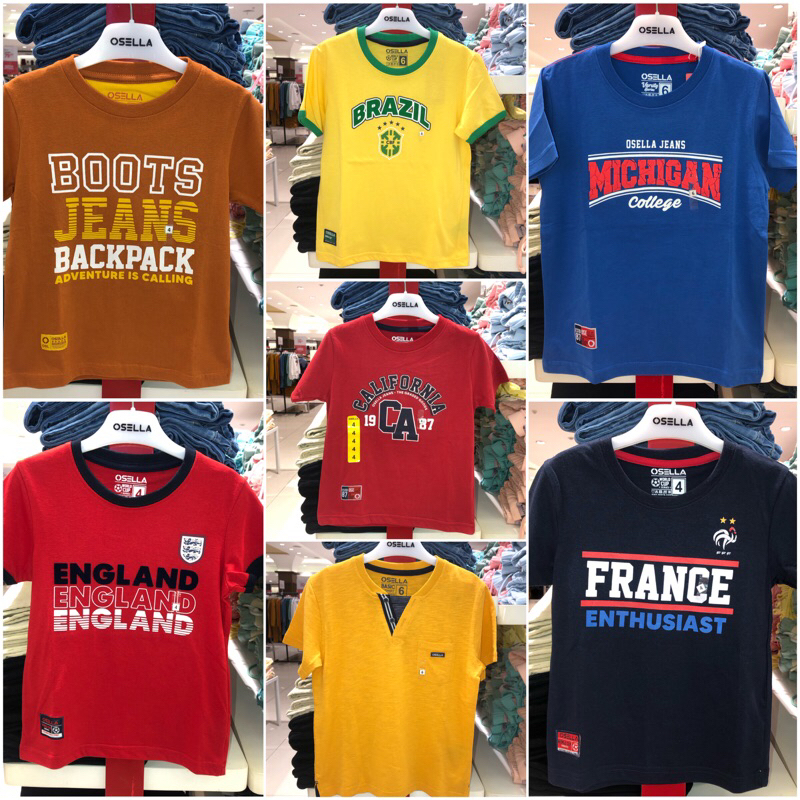 T-shirt Anak Original Osella Kids (4-16tahun)