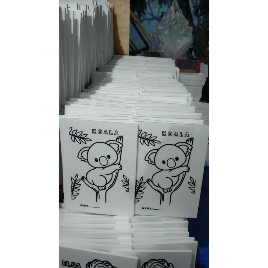 

(25 pcs) [Tanpa Lis] Sterofoam Lukis Uk 33x50x1 cm / Styrofoam Lukis Anak