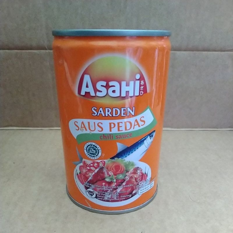 

Sarden Asahi saus pedas 425g dan 115g