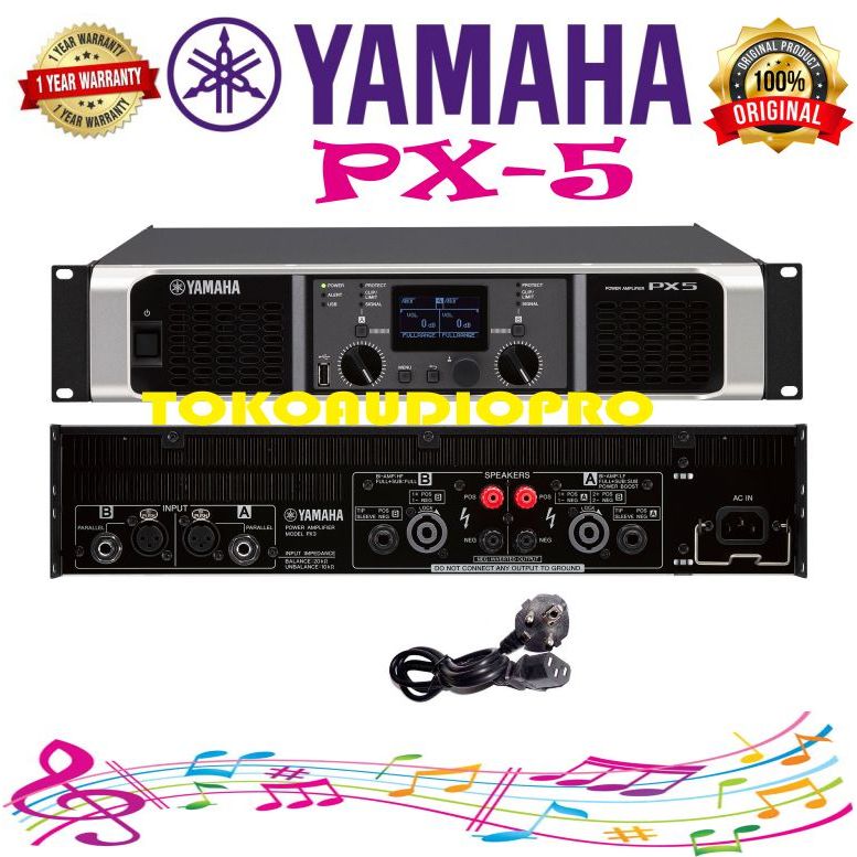 Yamaha PX5 Power Amplifier Original