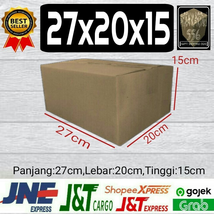 

27x20x15 kardus packing/kardus murah/kardus paket/kartonbox