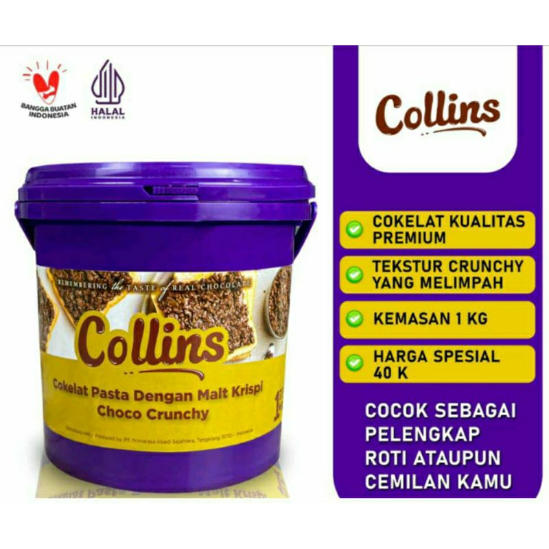 

TERMURAH Collins Crunchy 1Kg