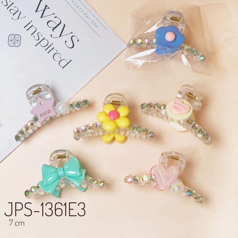 [TERBARU] JEPIT JEDAI SALON BESAR 7cm MOTIF SJ0018 / JEDAI / JEDAI RAMBUT