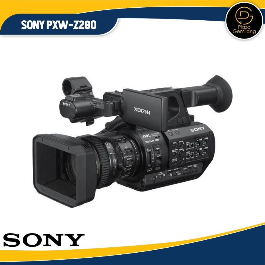 Sony PXW-Z280 / Z280 4K 3-CMOS 1/2" Sensor XDCAM Camcorder