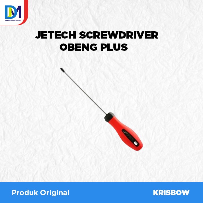 Jetech Screwdriver Screwdriver Obeng Plus (+) 6X300 Sg6-300 Krisbow