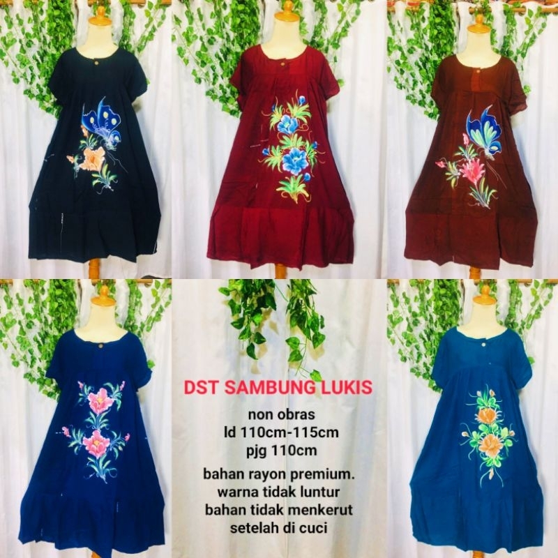 DASTER SAMBUNG RAYON || DASTER PAYUNG POLOS LUKIS