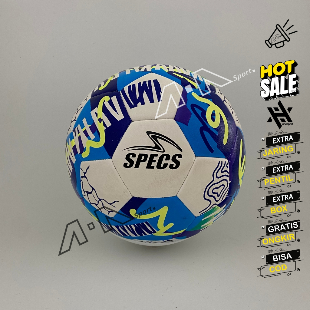 Specs Bola kaki size 5 Bola sepak SPECS STEREOFLOW bola kaki SPECS LIGA BRI size 5