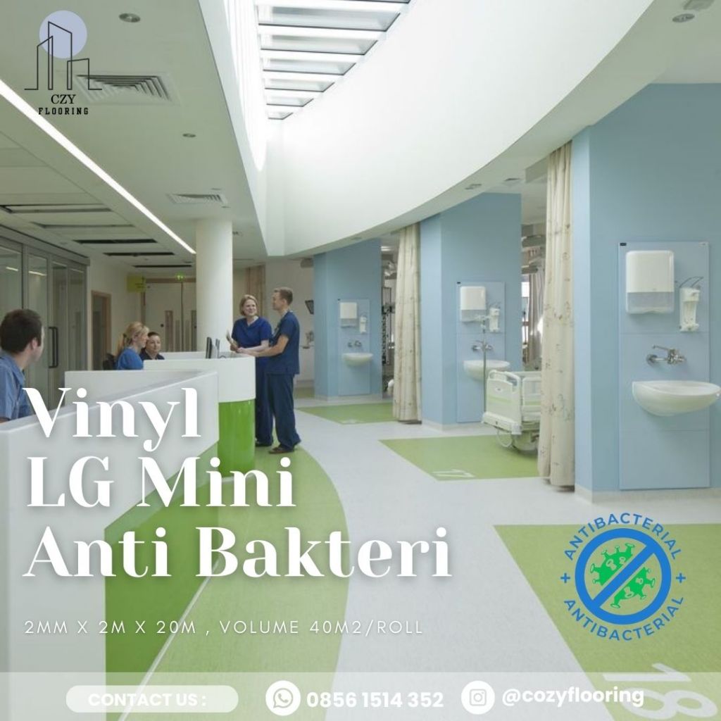 Vinyl LG Mini Anti Bakteri / Karpet Lantai Rumah Sakit