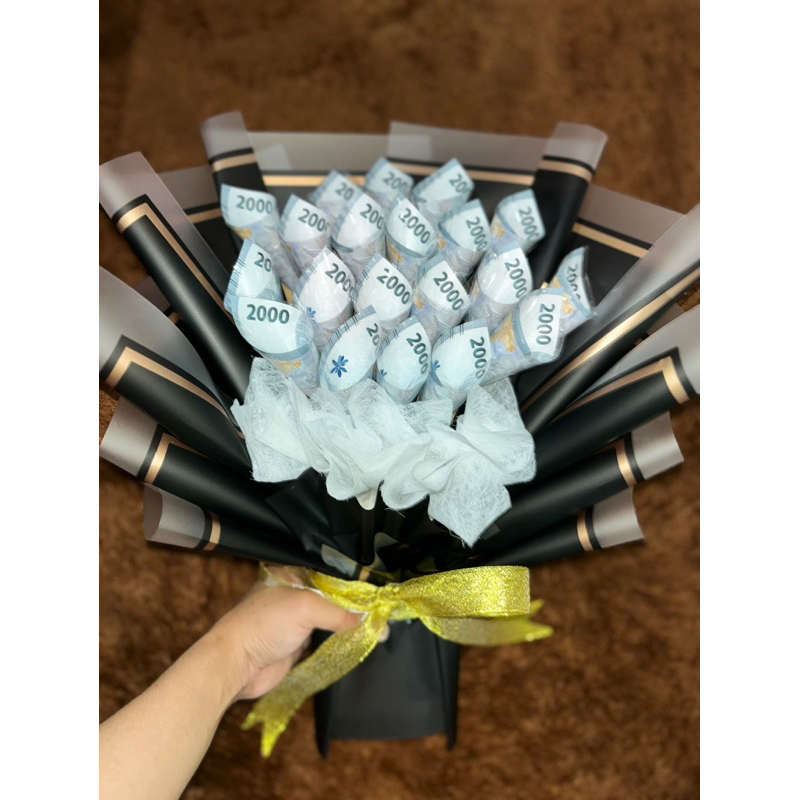 Bouquet Uang Rp 2000