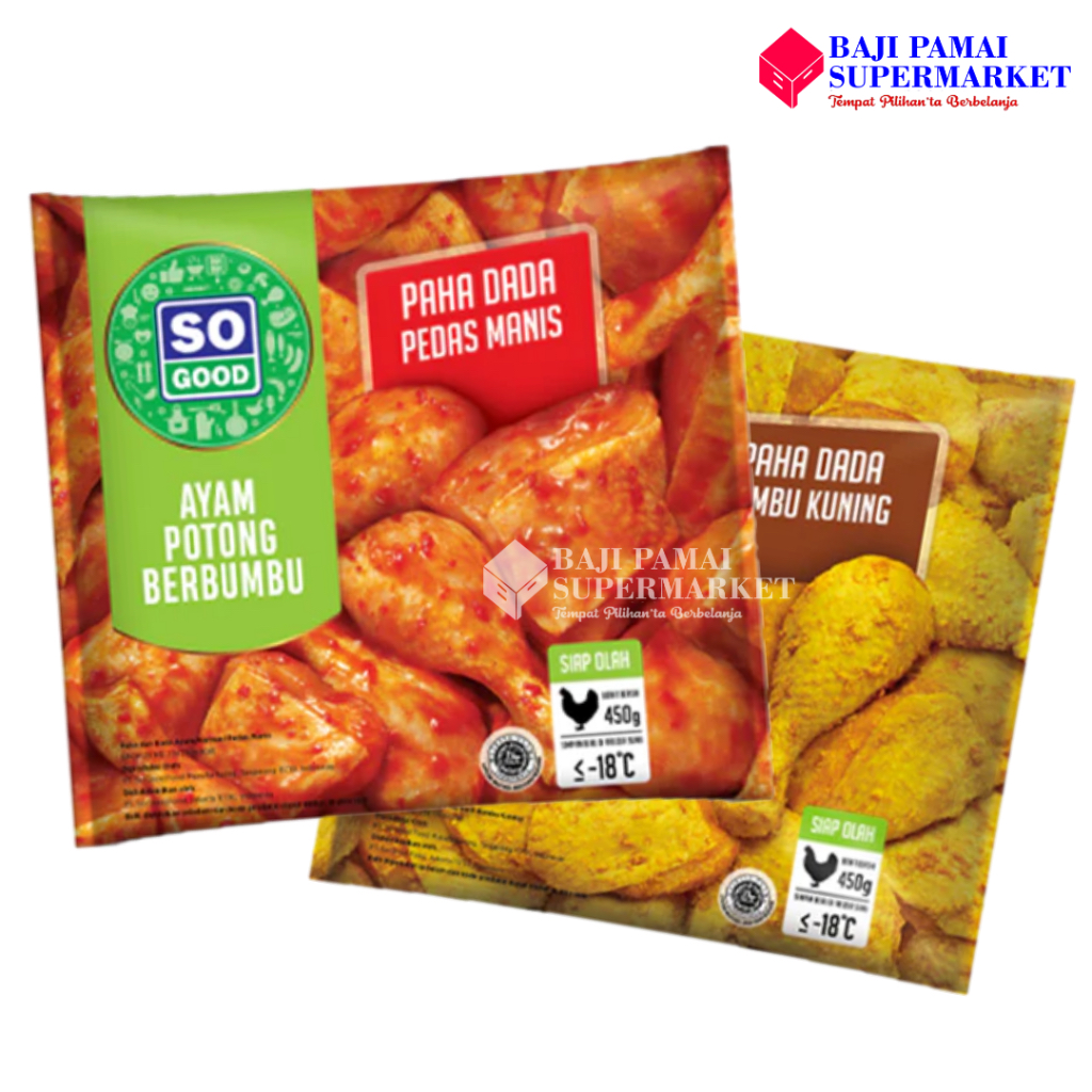 

So Good Paha Dada Bumbu Kuning / Pedas Manis 450gr