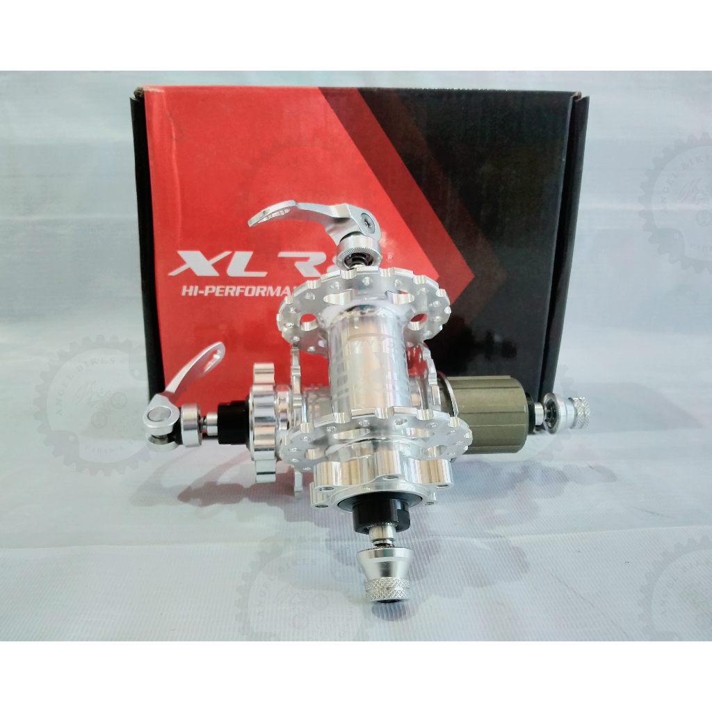 Hub Freehub XLR8 32H CNC Titanium Silver