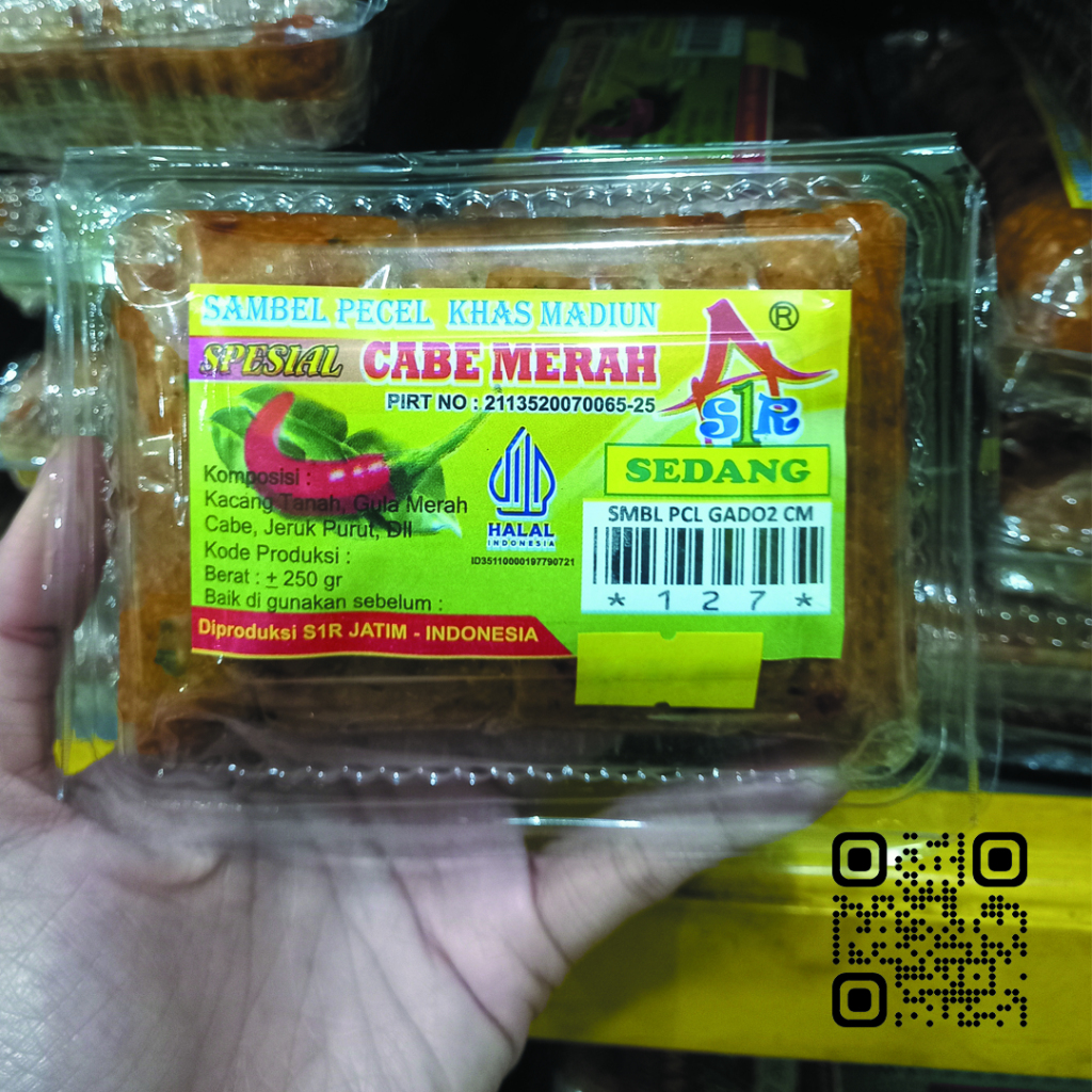 

Sambel Pecel Bumbu Pecel Asli Madiun Cap Cabe Merah Sedang