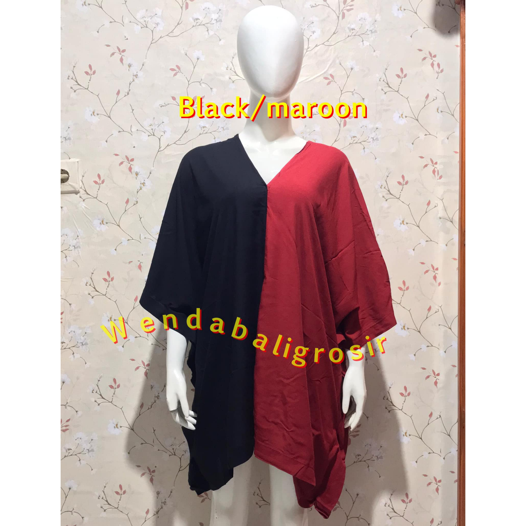 ATASAN BALI KAFTAN PENDEK JUMBO