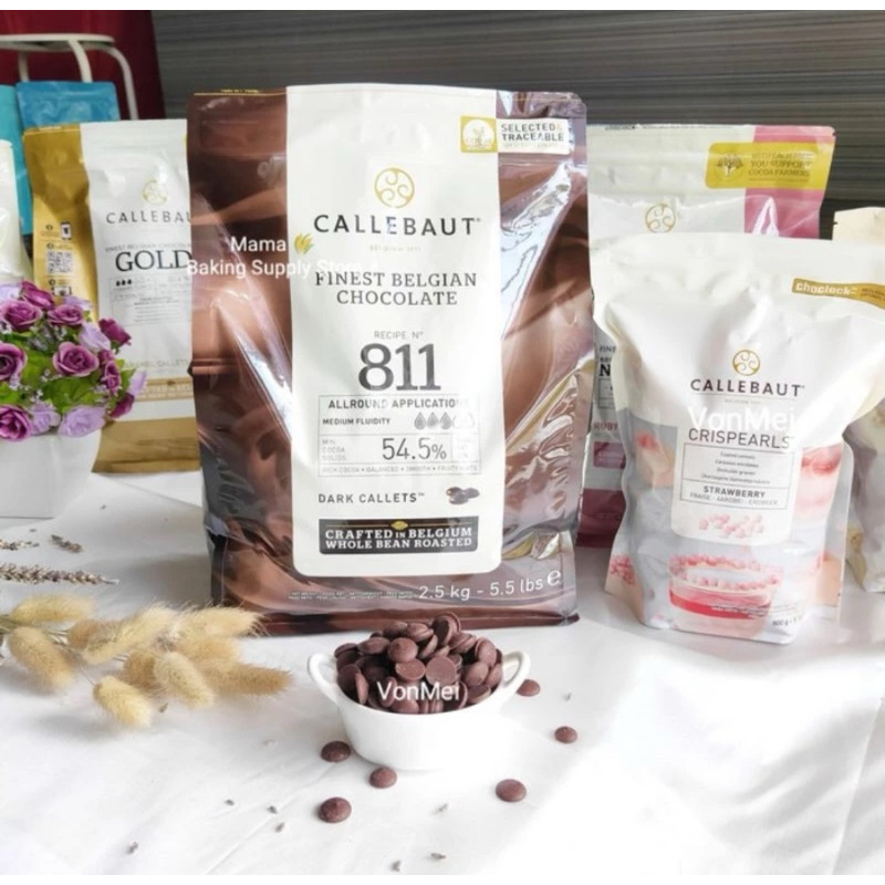 

1 kg CALLEBAUT Dark Chocolate Callets Button Couverture 811 54.,5% 1 kg