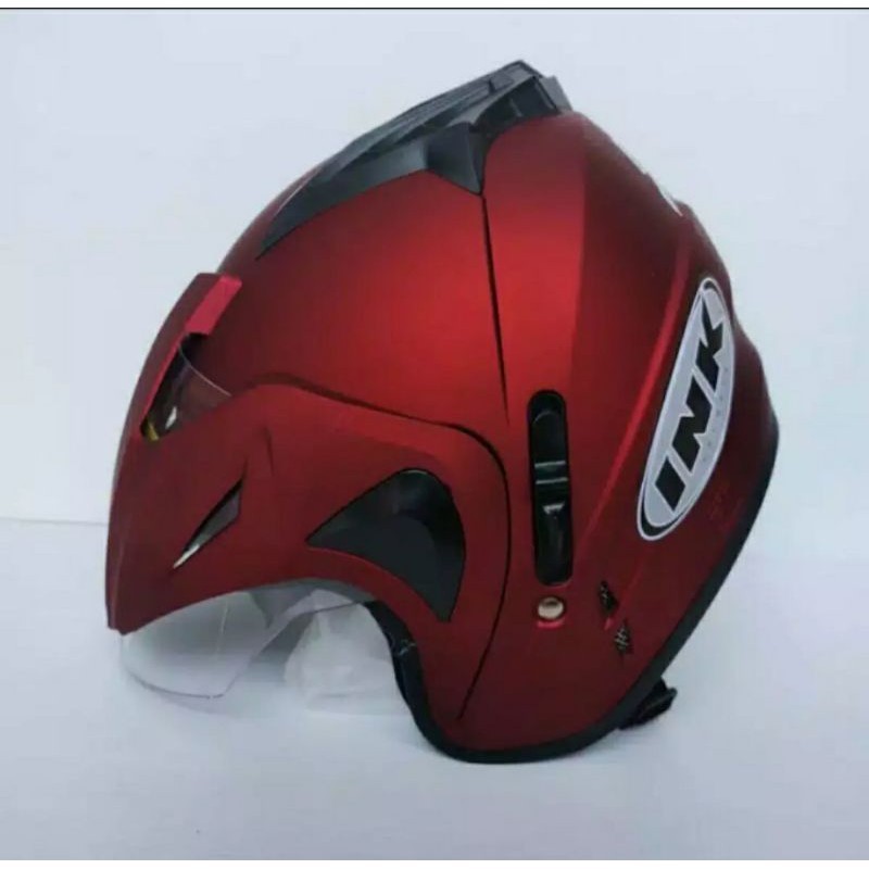 HELM INK DOUBLE VISOR ORIGNAL MERK BMT EMBOSS SNI