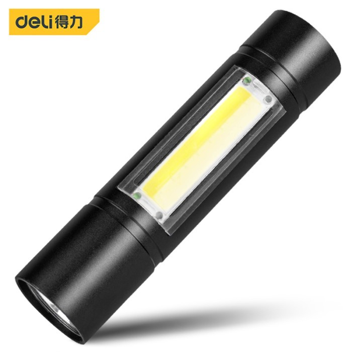 Deli Mini Flashlight / Senter Mini Cas Charge 3W/100 LM DL551002