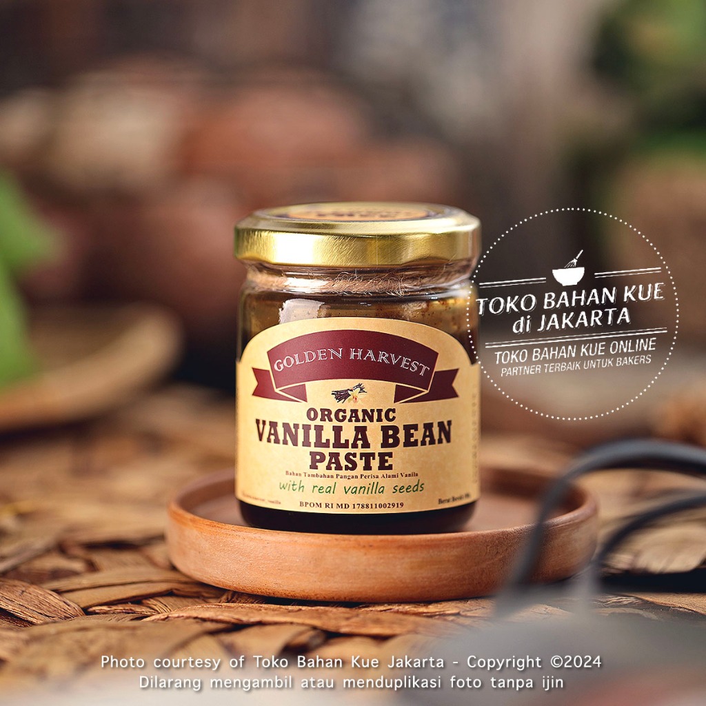 

Golden Harvest - Organic Vanilla Bean Paste 100ml Premium Paste Vanili Perasa Vanilla