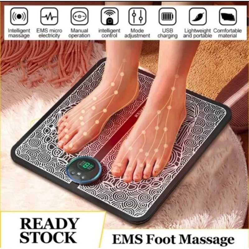 Massager Alat Pijat Refleksi Kaki Elektrik Foot USB Charge