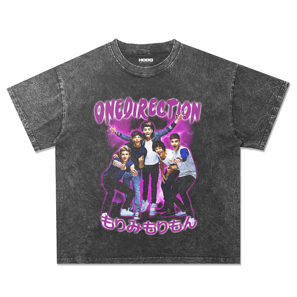 Kaos ONE DIRECTION Oversize Model Washed Stone Wash / ONE DIRECTION T-shirt