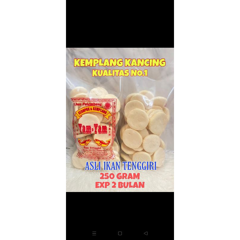 

kemplang kancing super 250 gr