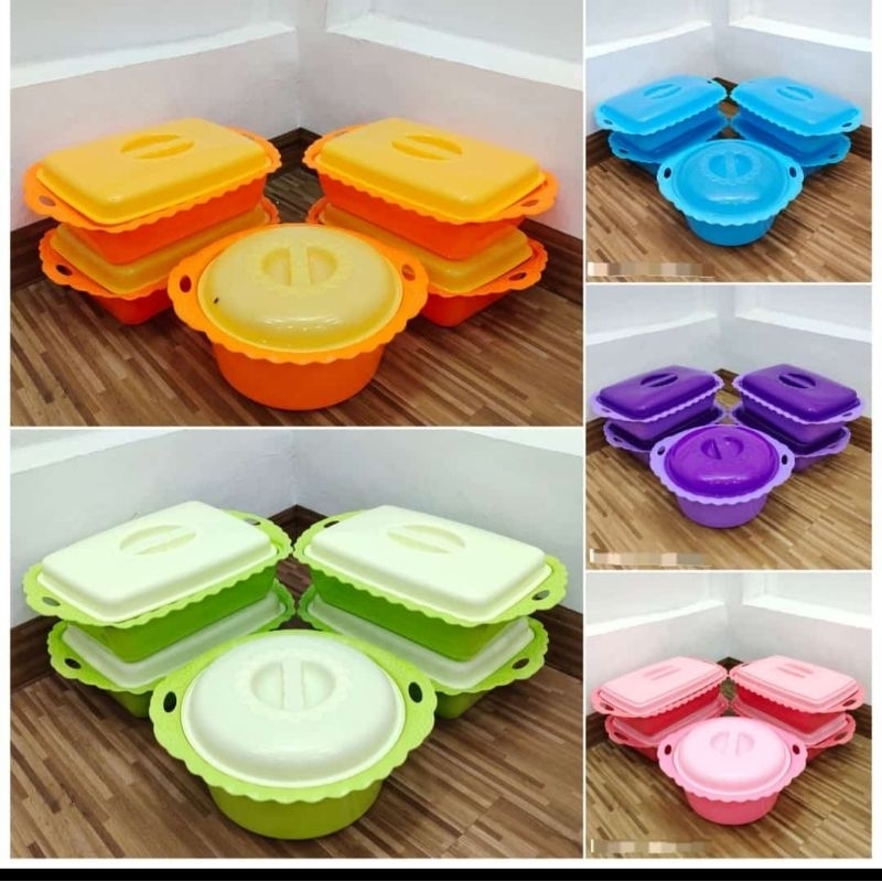 Prasmanan Plastik Set 5pcs jumbo Free Centong