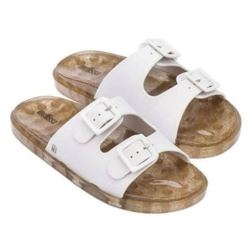 Preloved Sandal Melissa Wide Ad White.