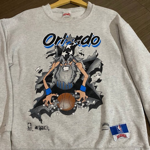 orlando magic by nutmeg sweatshirt nba vintage 90s