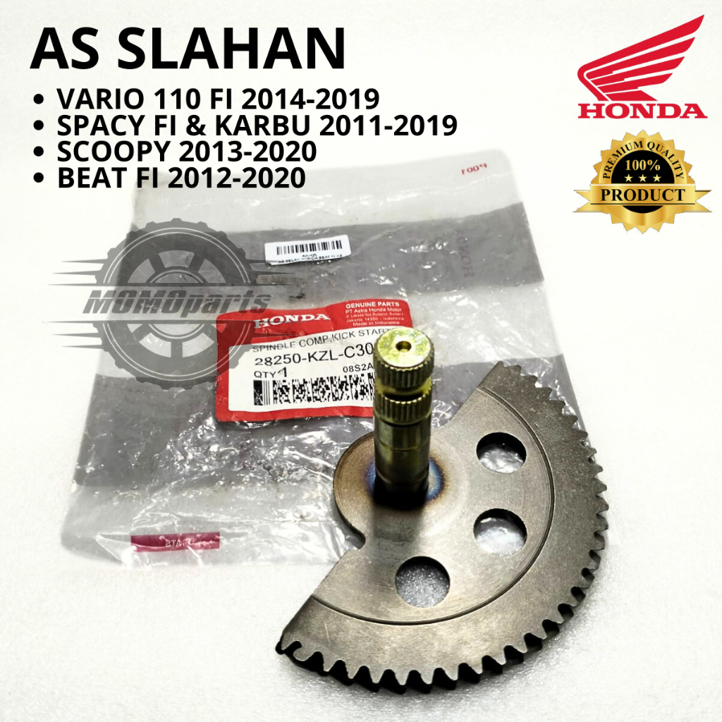 ORIGINAL GEAR AS SLAHAN KICK STATER GIGI SELAH KAMPAK HONDA KZL BEAT FI SPACY KARBU SCOOPY VARIO 110