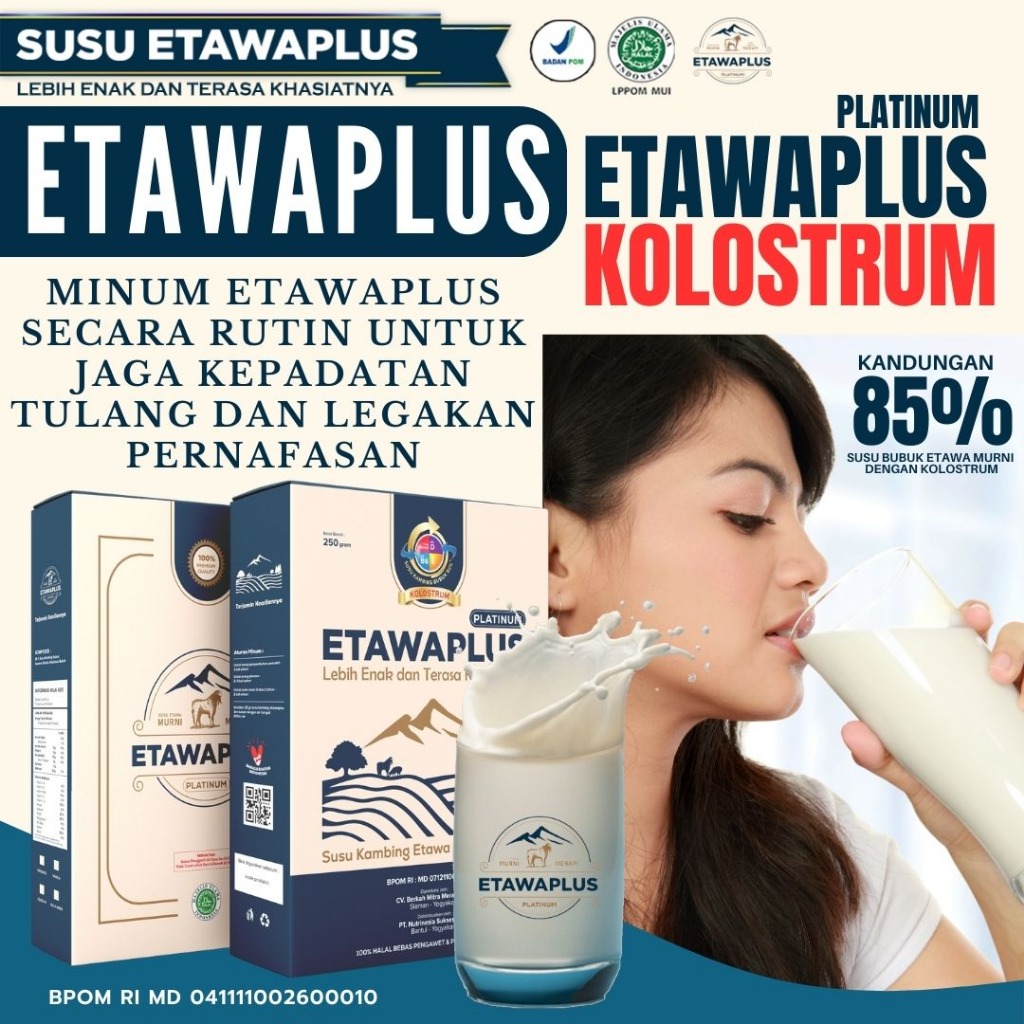 

2 Box Susu Etawaplus Kolostrum Susu Untuk Therapy Rematik Asam Urat dan Pegal Linu