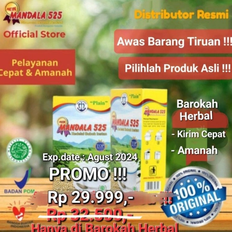 

St0k B4nyak Terlaris Susu Kedelai Mandala 525 - MDL 525 Asli Original [122]