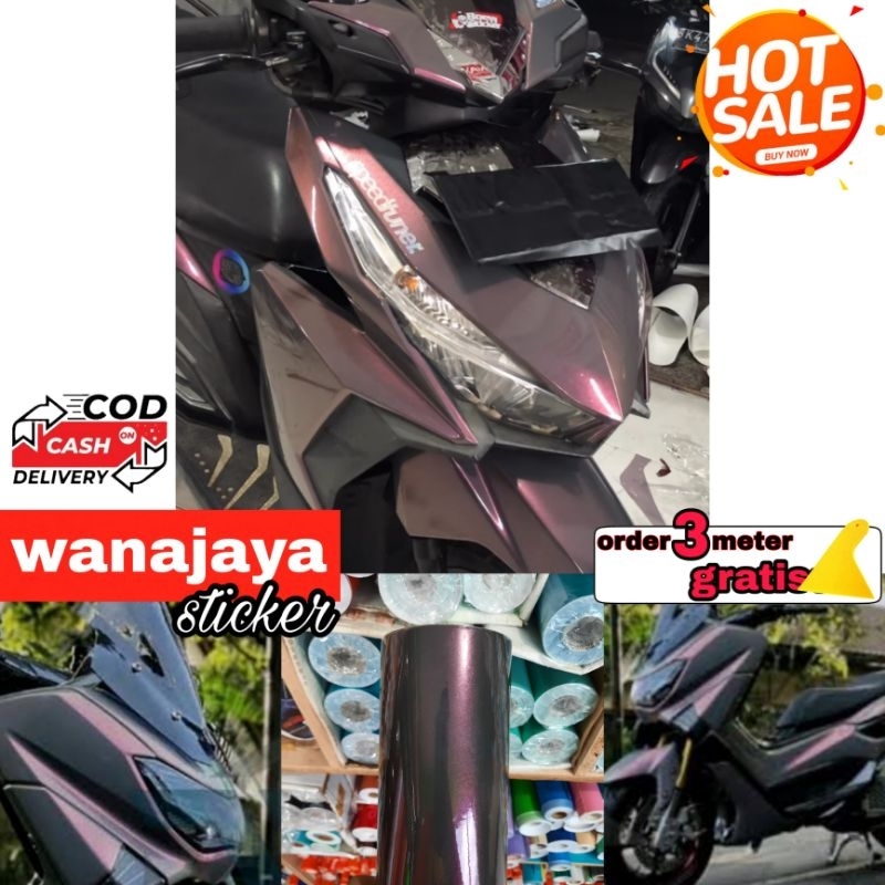 stiker skotlet motor hitam lembayung skotlet motor warna lembayung hitam