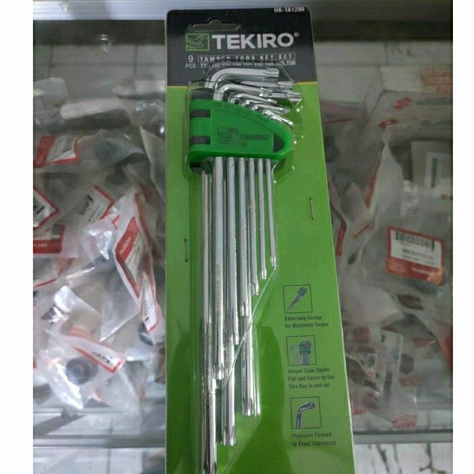 Kunci L bintang bolong Spline original Tekiro