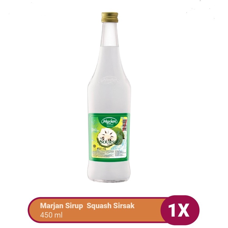 

EU63 SIRUP MARJAN SQUASH SIRSAK 450ML SOURSOP SYRUP ➜Best