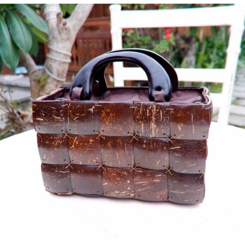 tas batok kelapa, tas unik, tas murah, tas etnik