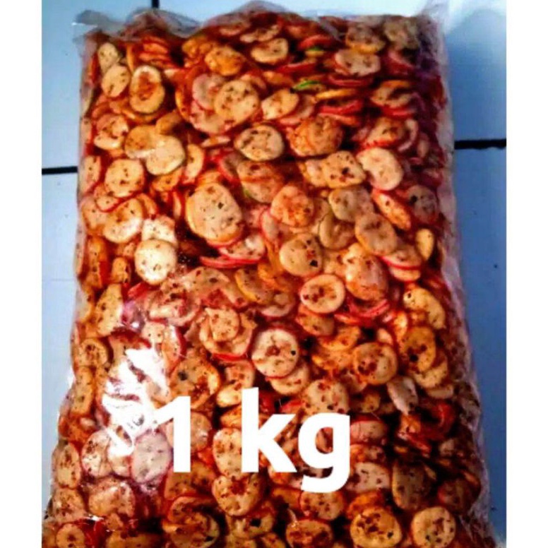 

[☂M98(] Seblak kering Jablay kemplang seblak kering Extra pedas Daun jeruk Netto 1000 gram/1 kg Stock Masih Banyak
