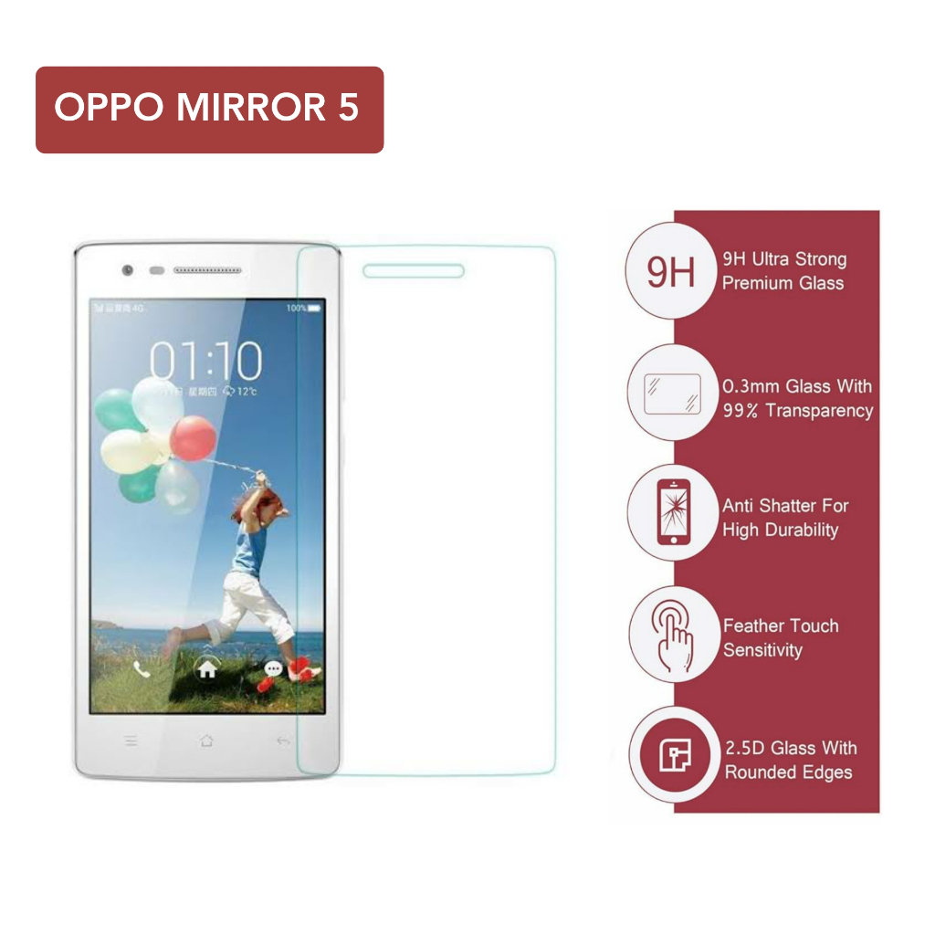 Tempered Glass Oppo Mirror 5