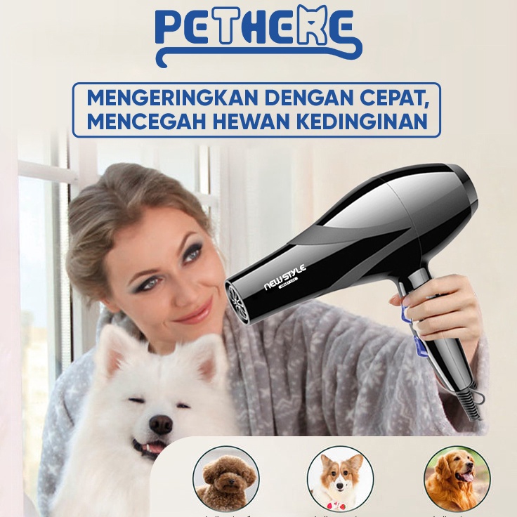 PT Pet Blower / Hair Dryer / Kucing Grooming /Alat Pengering Bulu Hewan /Pengering Bulu Kucing Groom