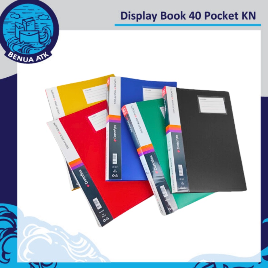 Mulai Hari Ini dengan Hemat Display Book / Clear Holder 40 Pocket + Kartu Nama Folio Dataflex DF-822 ㅘ