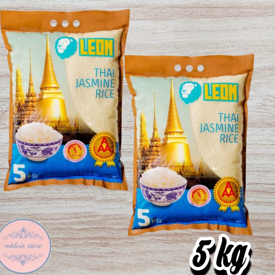 

QQKN4673 TERBARU Beras Leon Thailand Jasmine Rice Beras Thailand 5 Kg