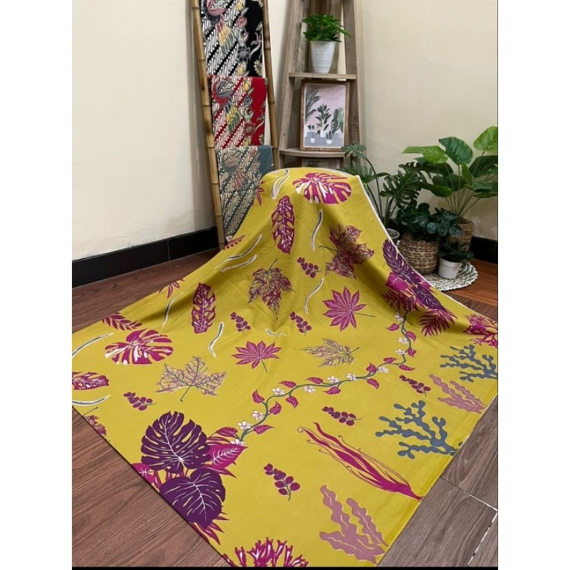 Batik Kain Solo Katun printing ecoprint c