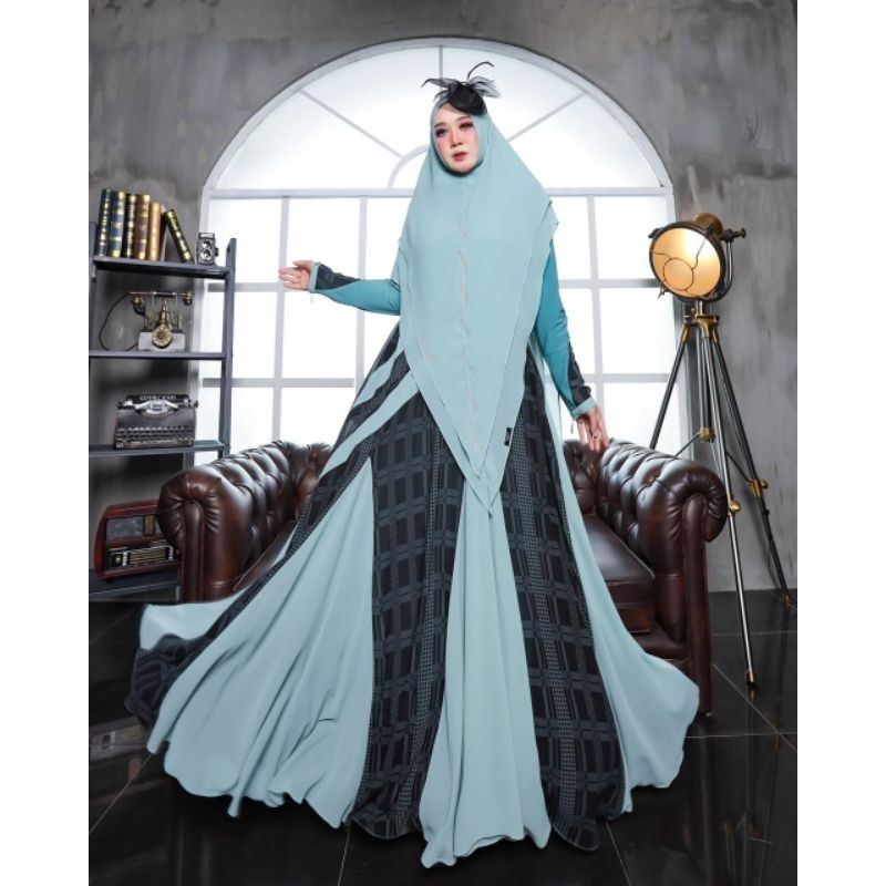 New Collection Gamis OZORA Syari Premium (Houndstooth)