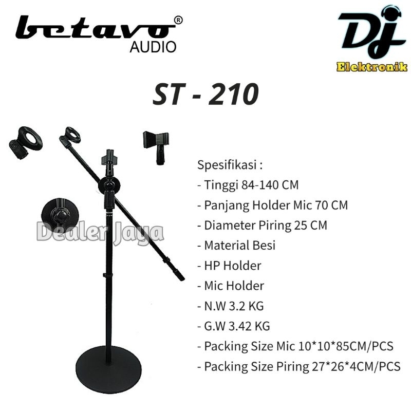 Stand Mic Betavo ST 210 / ST210 - Panjang