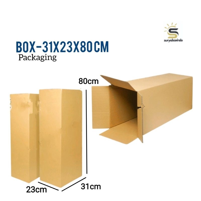 

Box 31x23x80 cm/Box Normal/Kardus/Hampers/Paking