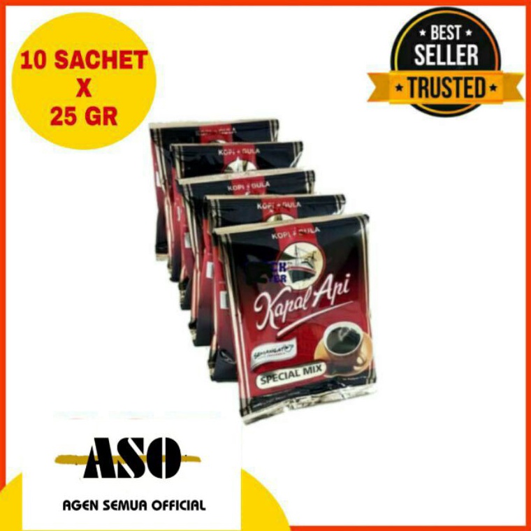 

[PRODUK R8J9O67] KOPI KAPAL API SPECIAL MIX 25gr RENCENG ( ISI 10 ) gfr9t