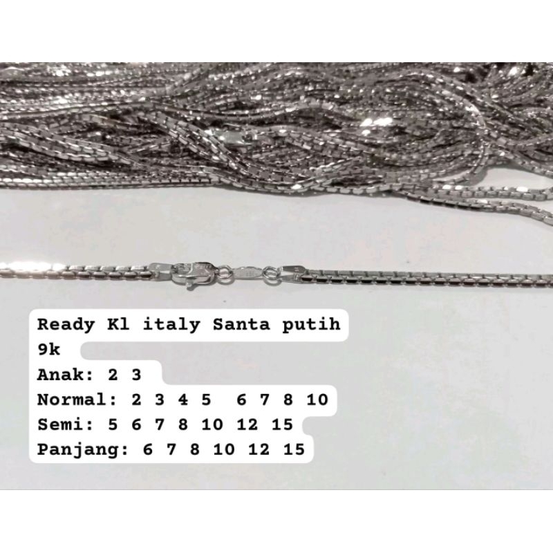 KALUNG ITALY SANTA WHITE GOLD KADAR 420